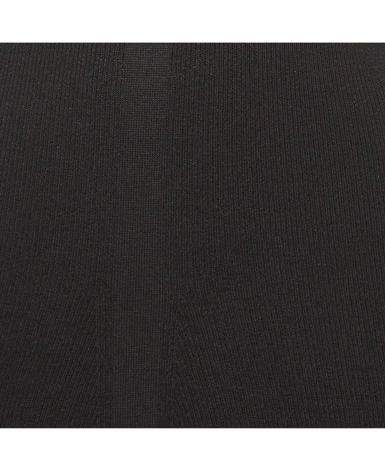 Women's Black Rib Knit Logo Strap Fitted Short Dress