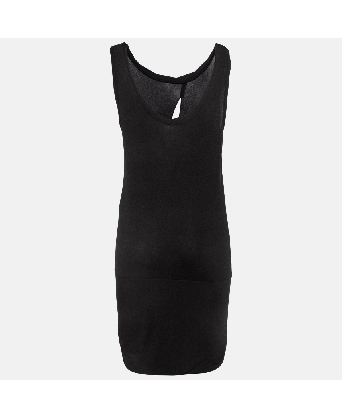 Pre-Owned Emilio Pucci Women's Firenze Black Silk Jersey Mini Dress