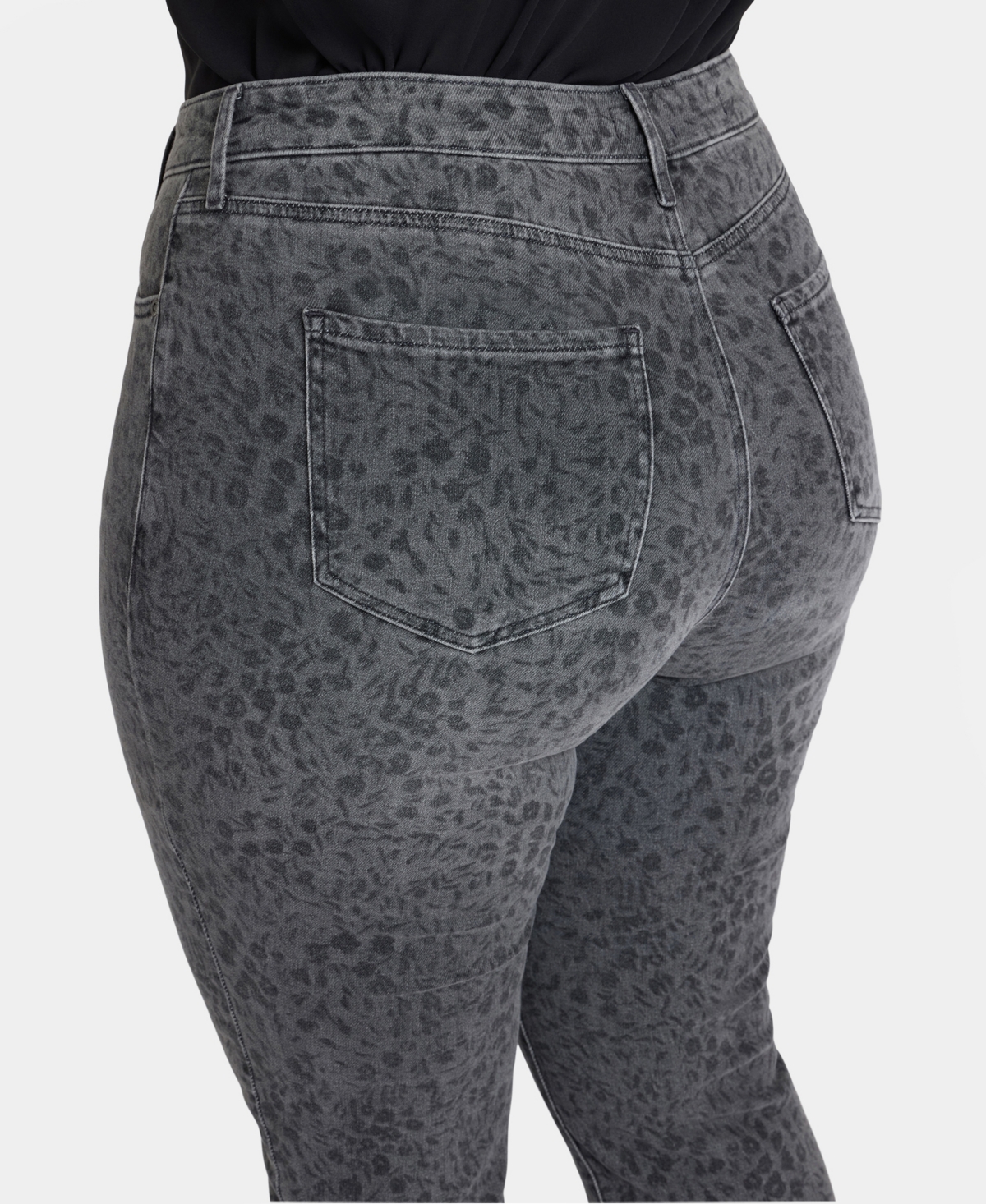 Nydj Plus High Rise Marilyn Straight Jeans
