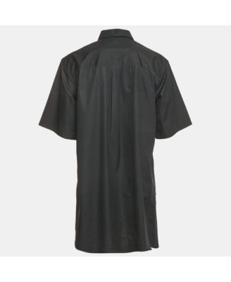 Women's Black Cotton Oversize Tunic