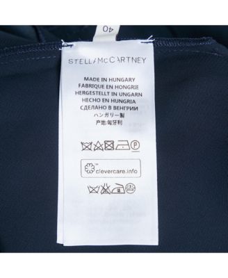 Women's Navy Blue Georgette Chain Detail Mini Dress