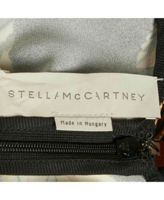 Women's Navy Blue Printed Crepe Asymmetric Mini Dress