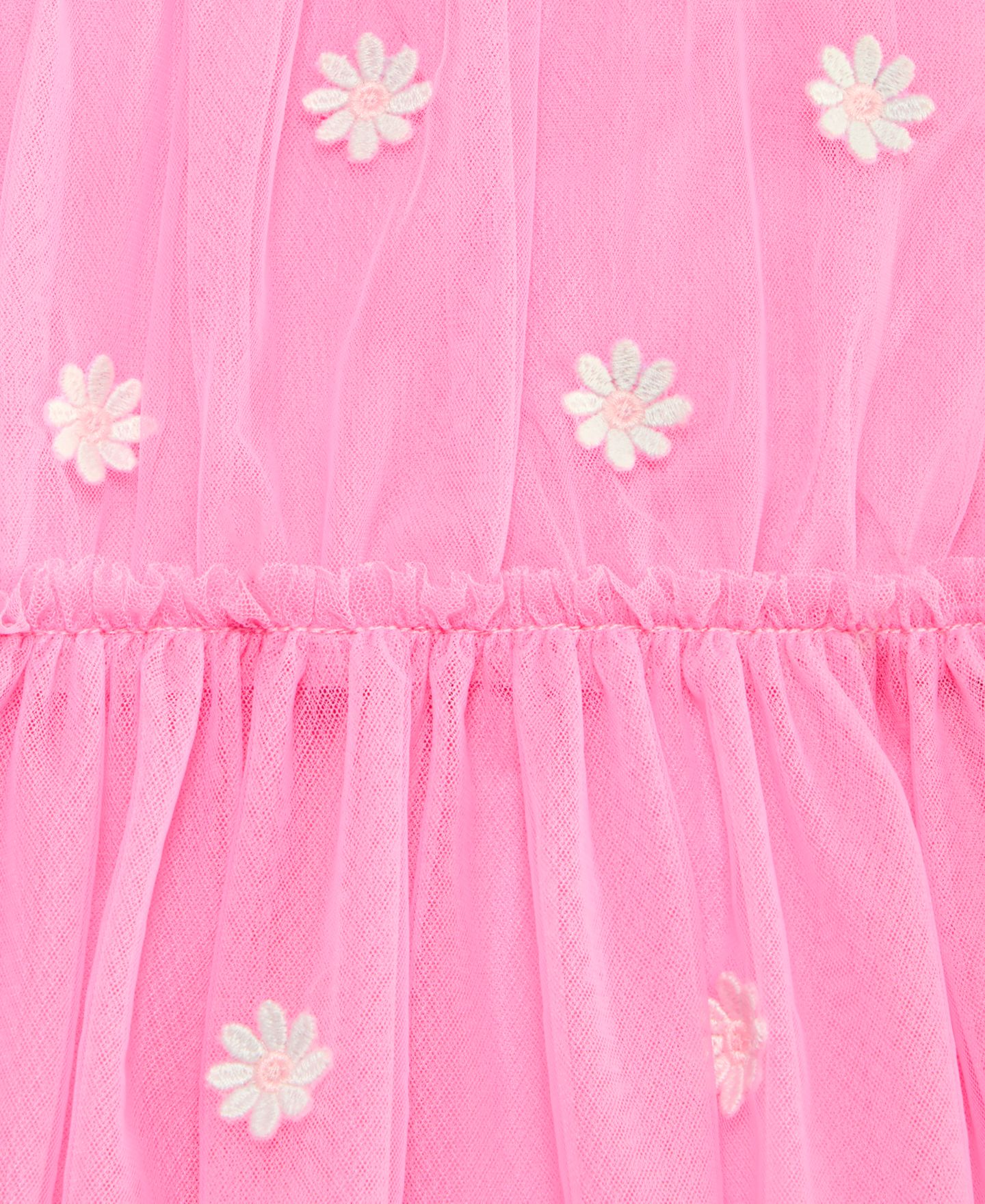 Платье First Impressions Embroidered Tulle Dress для девочек-малышей, цвет: Bonbon — фото 3