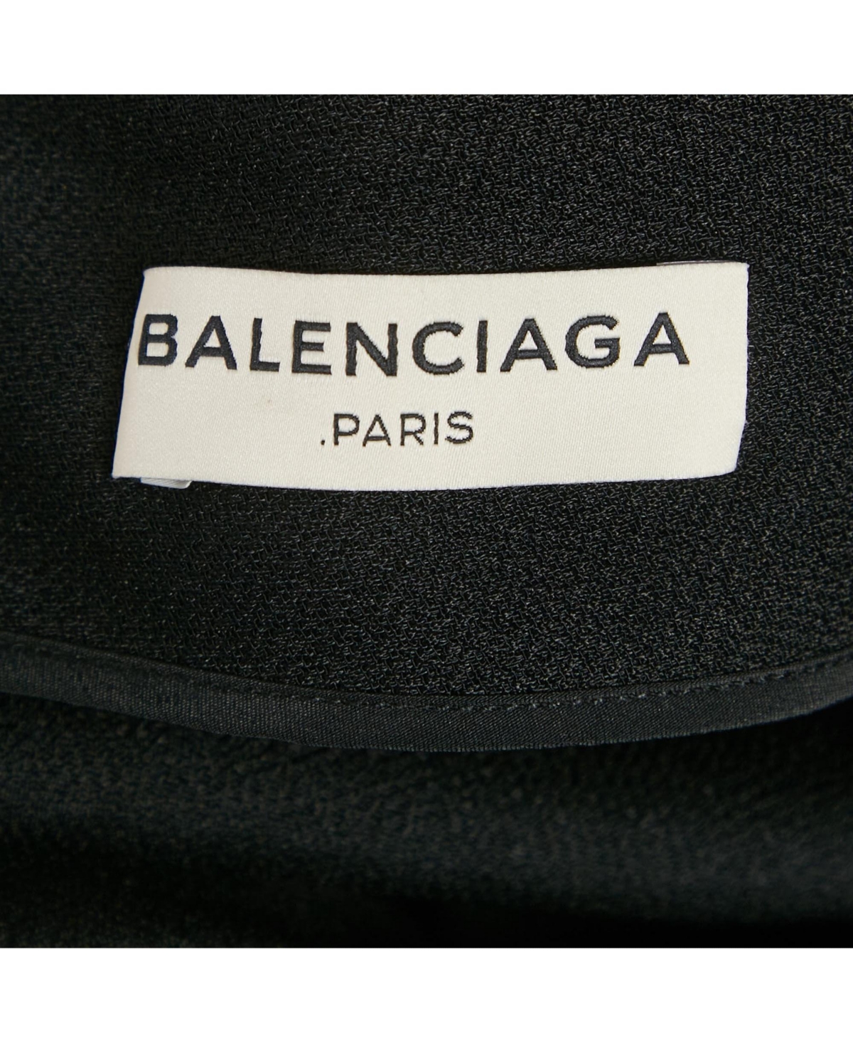 Pre-Owned Balenciaga Women's Black Crepe Shift Dress