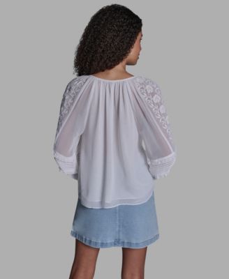 Women's Pull-On Ruffle Top