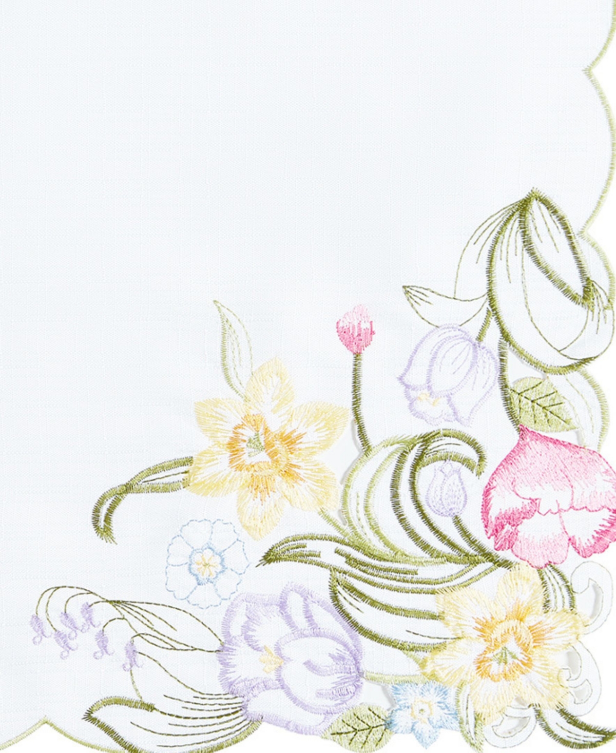 Elrene Embroidered Floral Cutwork Placemats, Set of 4