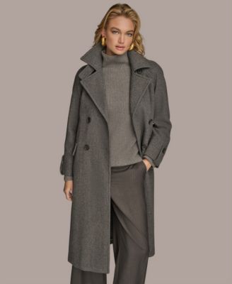 Women's Double-Breasted Belted Wrap Coat