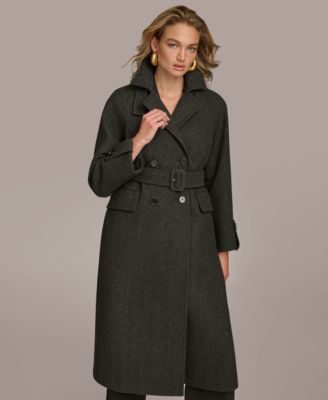 Women's Double-Breasted Belted Wrap Coat