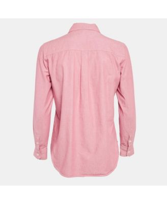 Women's Etoile Pink Cotton Long Sleeve Shirt