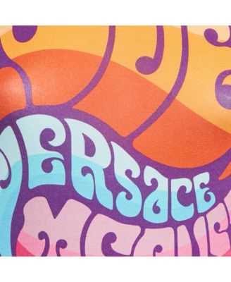 Women's Multicolor Printed Jersey Crew Neck T-Shirt