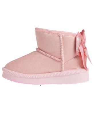Girls' Toddler 5T-10T Bow Detail Winter Boots