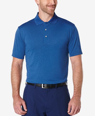 PGA TOUR Men's Heathered Golf Polo Shirt