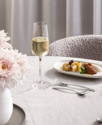 Afina Flute Champagne Glasses, Set of 4