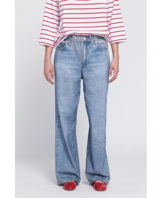 Women's Striped Tee With Graphic Top