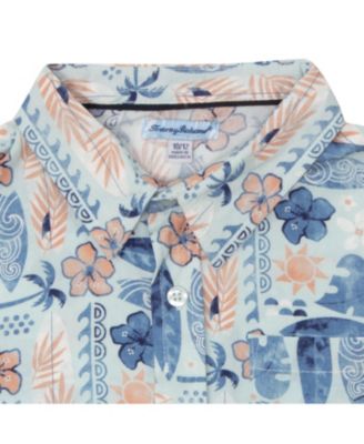 Little Boys Short-Sleeve Classic Woven Button Down Shirt