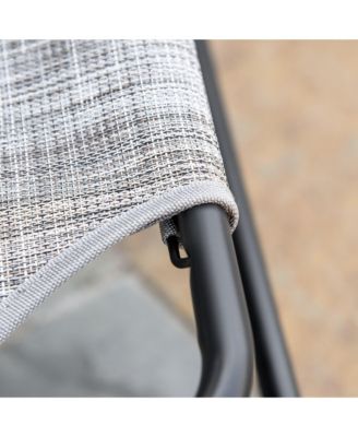 Garden Rocking Chair, Patio Sling Fabric Single Rocker, /