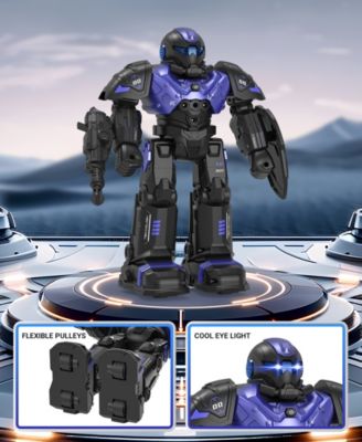 RC Robot Toys, Gesture Sensing Programmable RC Robot Toy, Talking, Dancing Rechargeable Intelligent Remote Control Robot