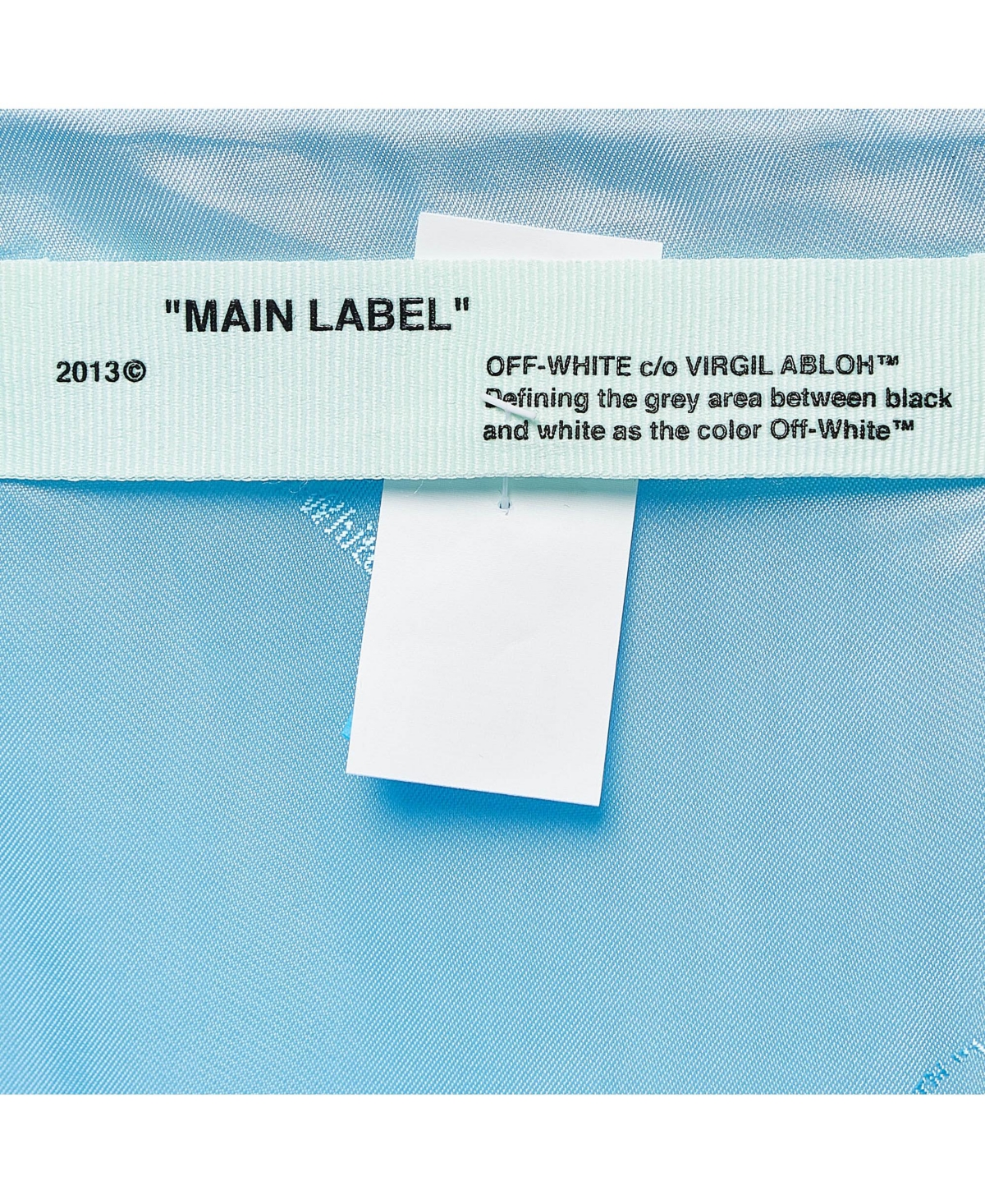 Pre-Owned Off-White Women's Blue Crepe Mini Skirt