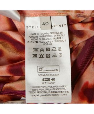 Women's Brown Leopard Print Silk Flared Midi Skirt