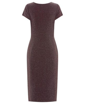 Women's Sparkle Faux Wrap Dress
