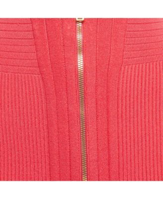 Women's Pink Stretch Knit Mini Skirt