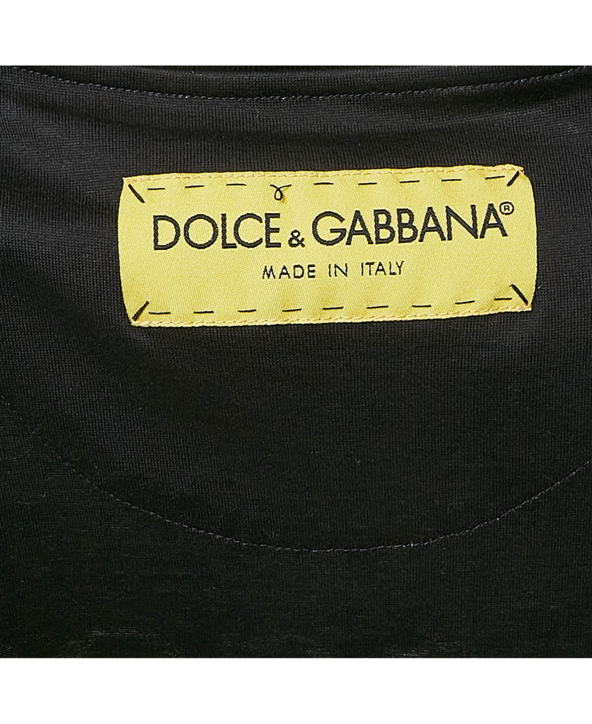Pre-Owned Dolce & Gabbana Women's Black Dgcool Print Jersey Sleeveless T-Shirt