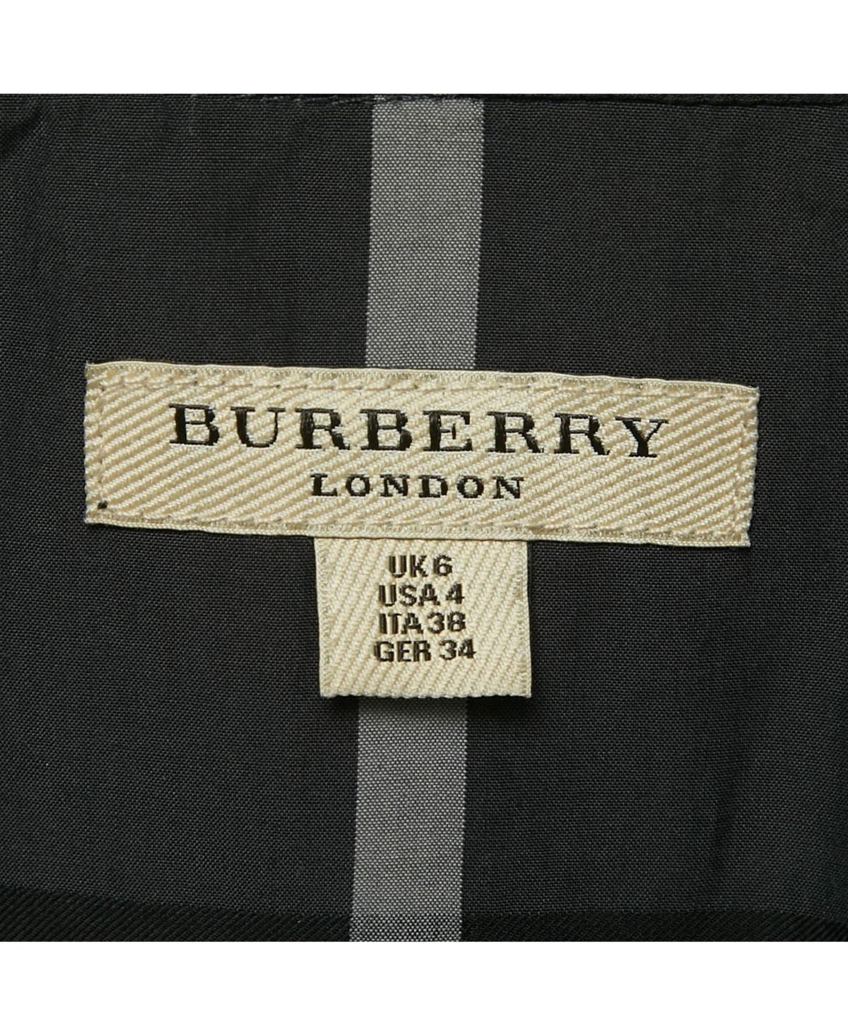 Pre-Owned Burberry Women's Monochrome Checkered Cotton Shirt