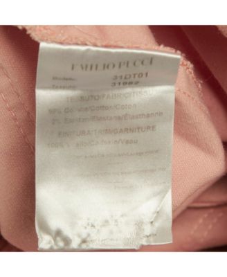 Women's Pink Cotton Low Jeans