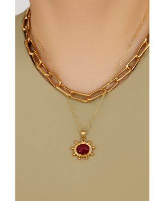 Zand Ruby Pendant Necklace