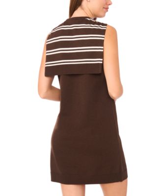 Women's Cardigan Overlay Short Sweater Dress