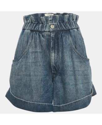 Women's Etoile Blue Denim Elasticated Shorts