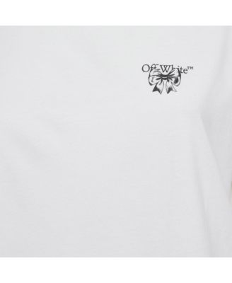 Women's Pre-Owned Bow Print Jersey Crewneck T-Shirt