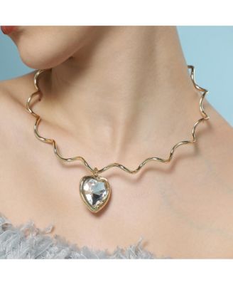 Women's The Coil-Coeur Collar Necklace - California Gold
