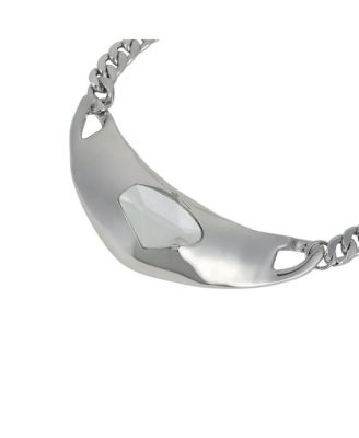 Women's The Petra-Chain Collar Necklace - Chrome Silver