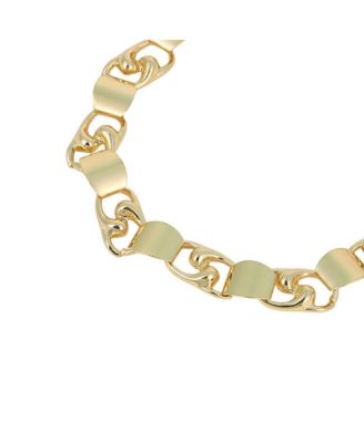 Women's The SwirlBlock-Link Chain Necklace - California Gold
