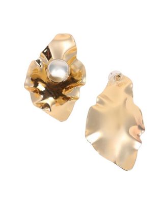 Women's The Techno-Flora Statement Earrings - California Gold