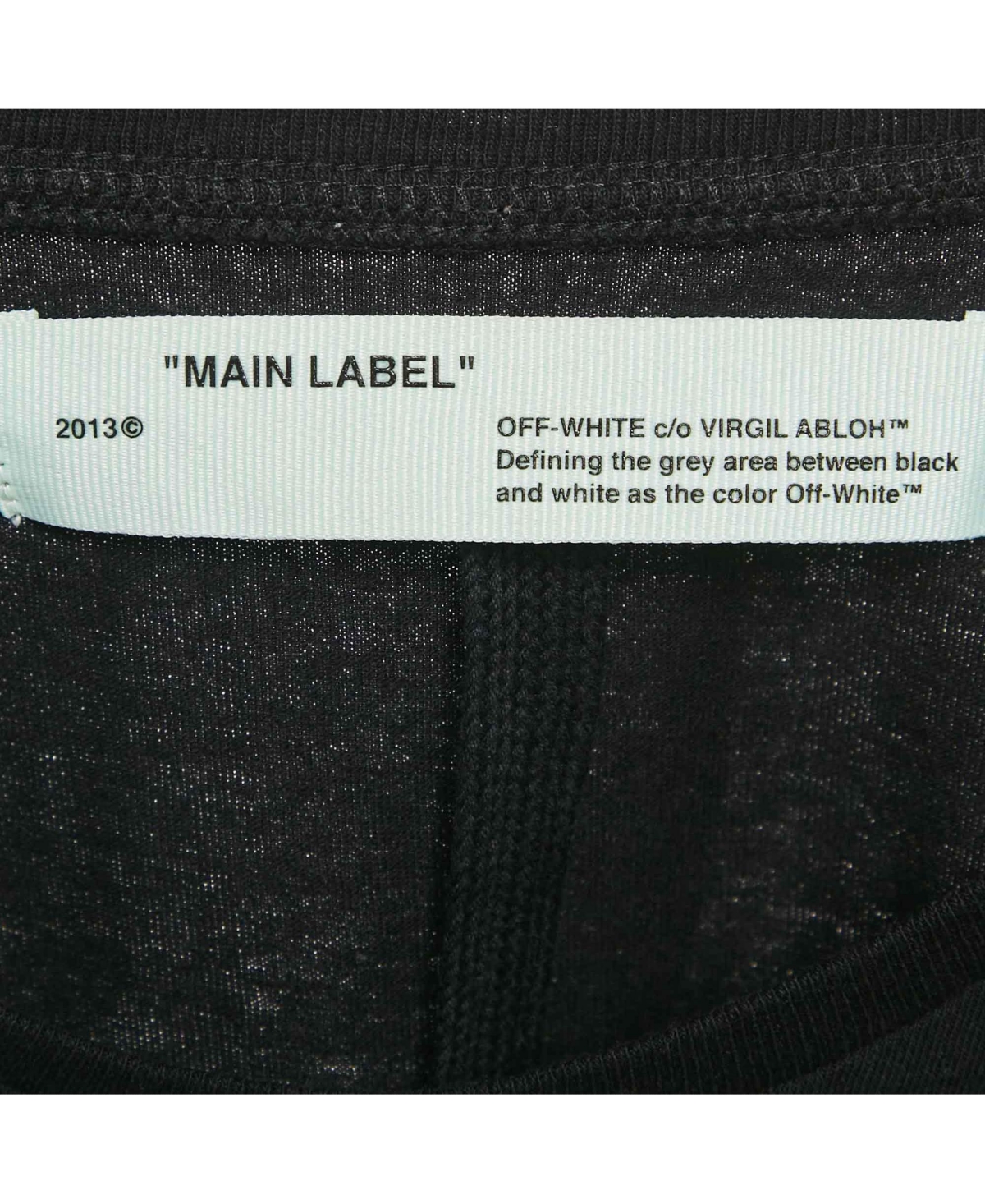 Pre-Owned Off-White Men's Pre-Owned Jersey Crew Neck T-Shirt