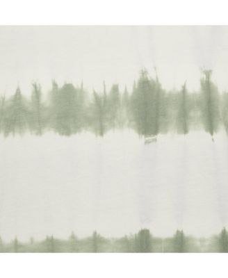 Women's Etoile White/green Tie-Dye Cotton Dena T-Shirt