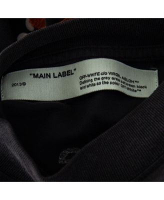 Men's Pre-Owned Terry Knit Pictogram Incompiuto Sweatshirt