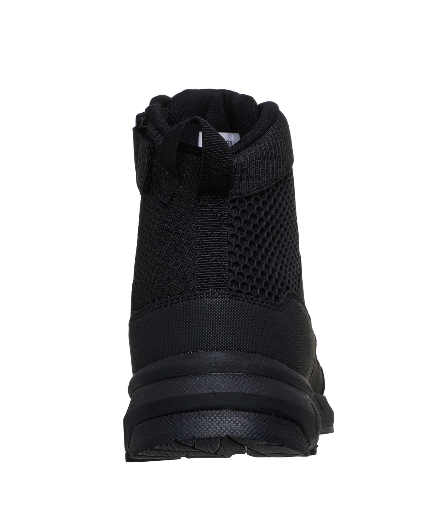 Мужские ботинки Skechers Terra Draft Tactical Zip Mesh Work Boots, цвет: Чёрный — фото 4