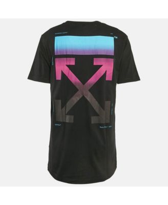 Men's Pre-Owned Logo Print Cotton Crew Neck Oversized T-Shirt