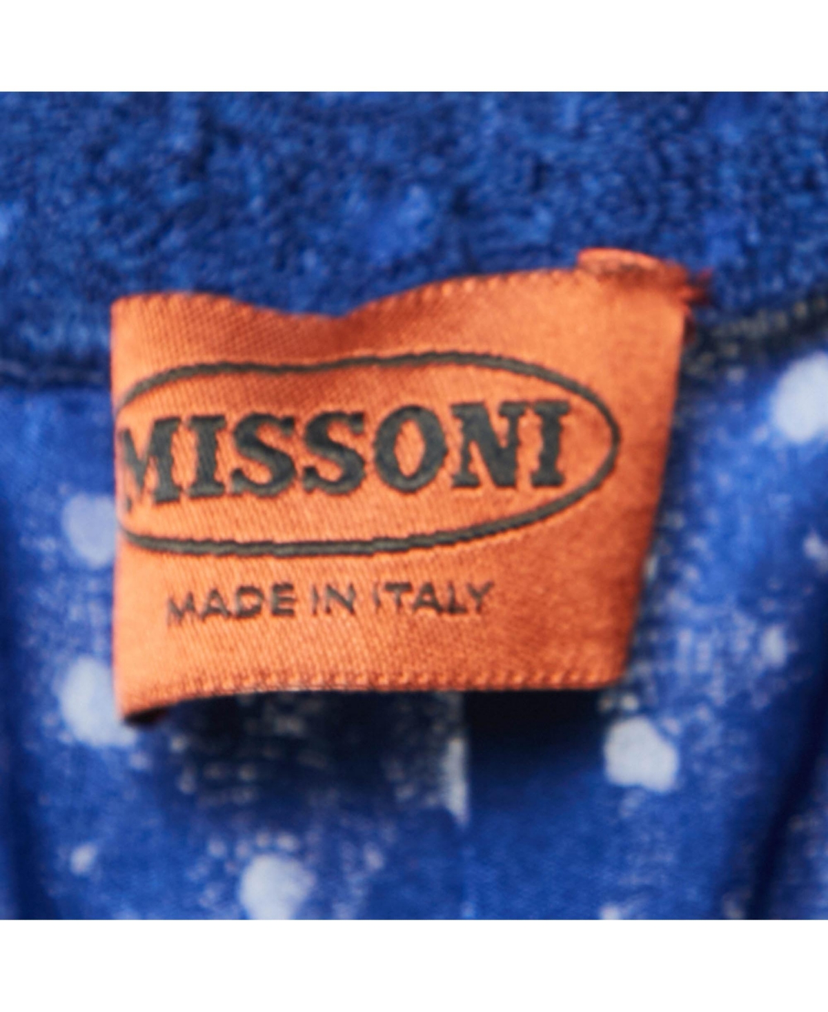 Pre-Owned Missoni Women's Blue Patterned Knit Pants