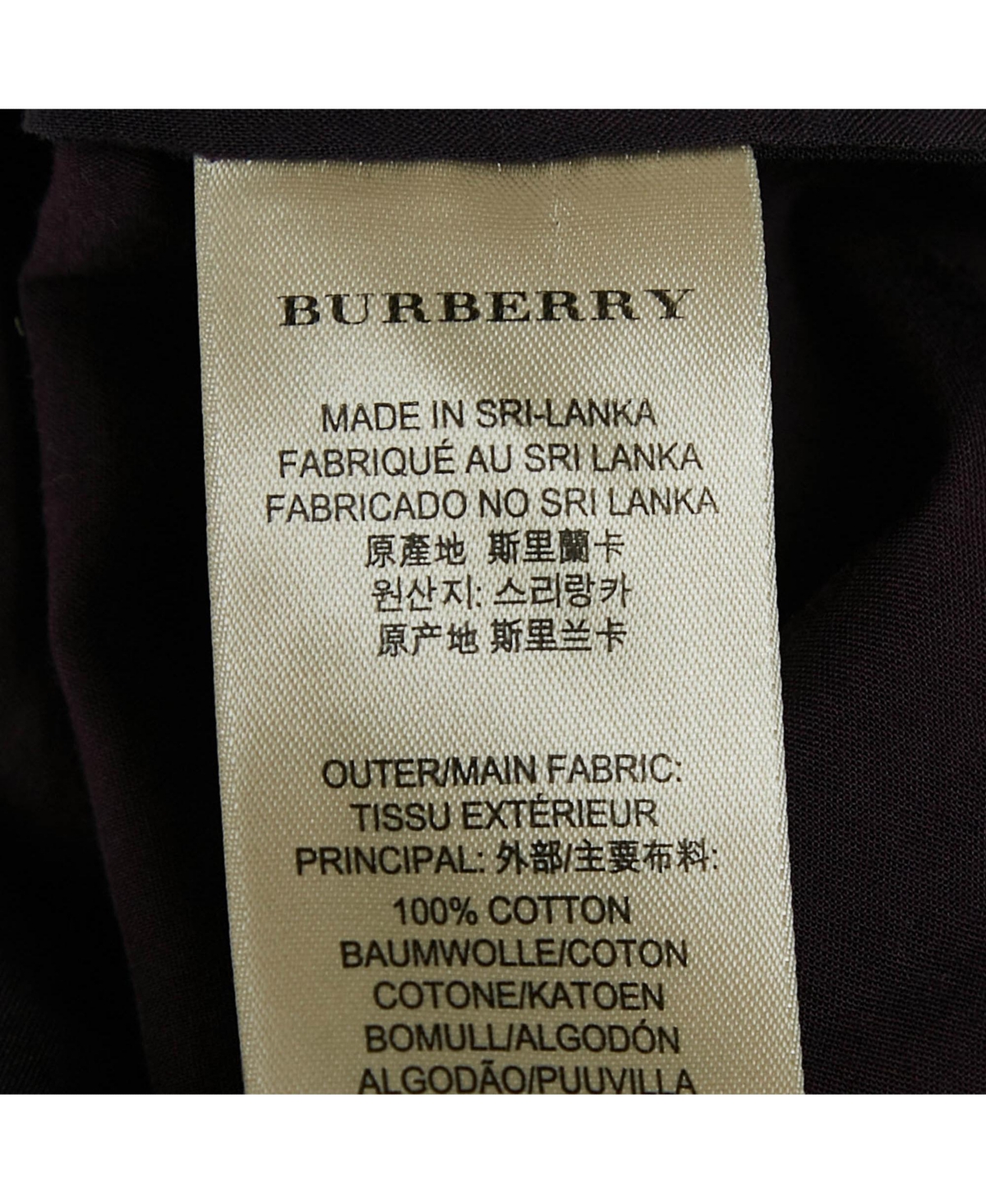 Pre-Owned Burberry Women's Brit Multicolor Nova Check Cotton Pleated Shirt