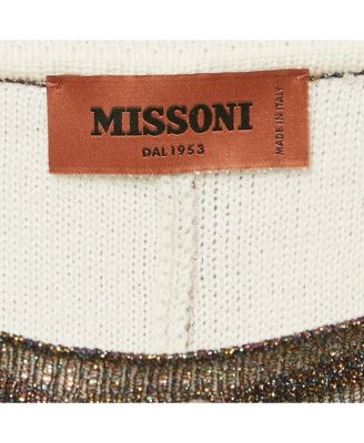 Women's Metallic/multicolor Lurex Knit Pants