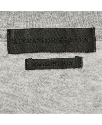 Women's Grey Cotton Skull Print Crew Neck T-Shirt