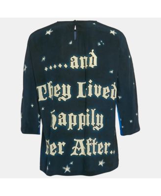 Women's Printed Silk Top