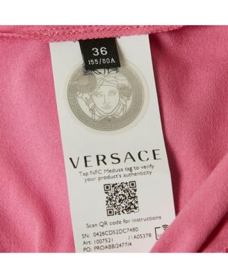 Women's Pink I Love Versace Print Jersey T-Shirt