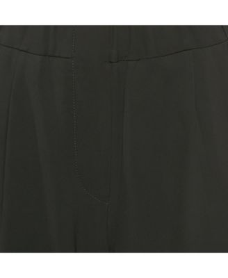 Women's Black Crepe Trousers