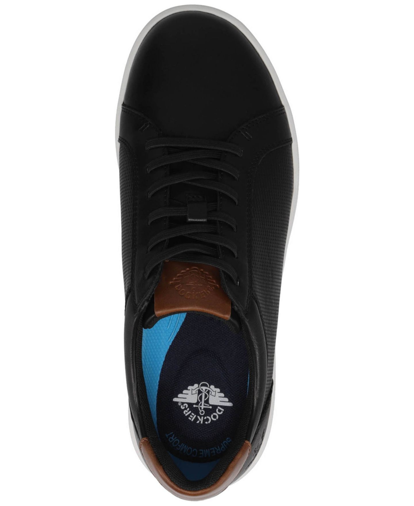 Мужские кроссовки Dockers Bowen Casual Lace-Up, цвет: Чёрный — фото 4