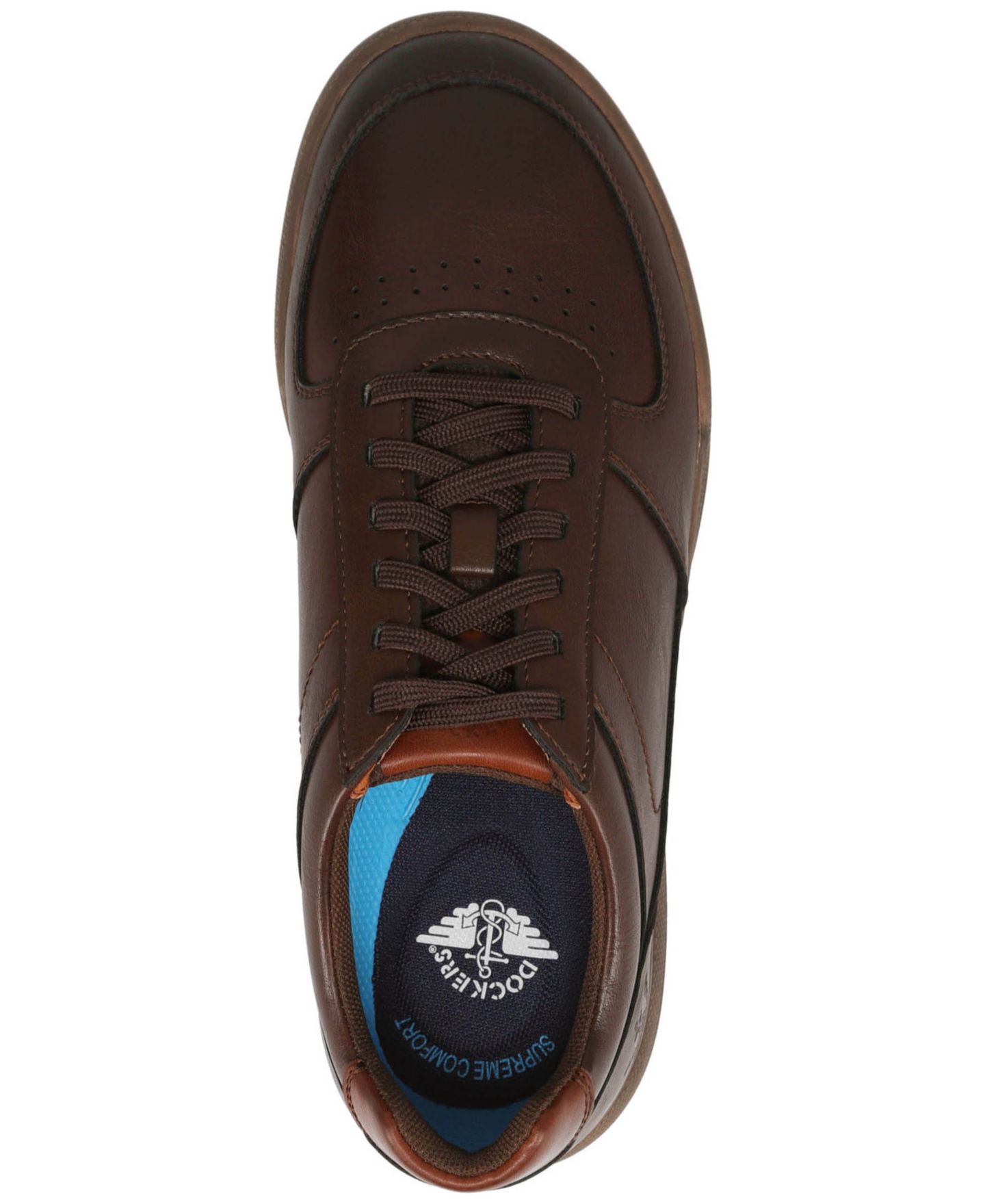 Мужские кроссовки Dockers Brad Lace-Up Casual, цвет: Каштановый — фото 4